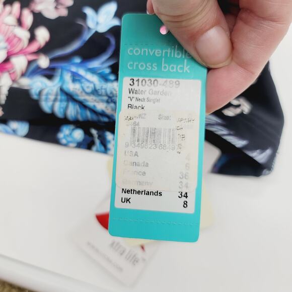 Seafolly water garden tankini top nwt - Picture 3 of 5